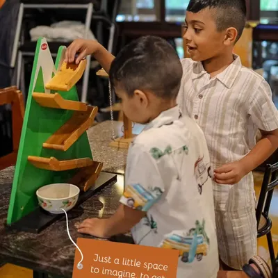 Little hands, big imaginations. We provide a space for kids to play, get messy, and be free.