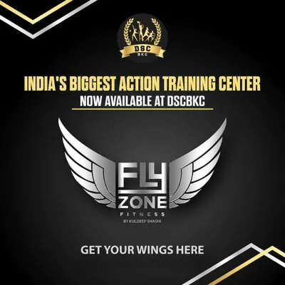 We are proud to house Fly Zone Fitness by Kuldeep Shashi, India's biggest action training center. This is where you can push your physical boundaries through gymnastics, martial arts, and specialized action workouts.