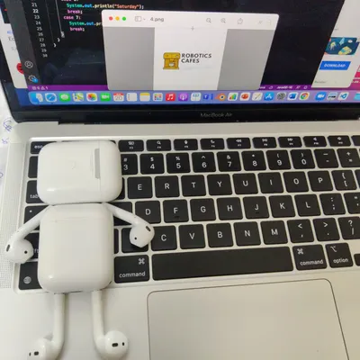 Look at this little guy, Robo-Pods! A student made this just for fun out of an AirPods case. It’s this kind of creativity and playful spirit that I love to see in my workshop.