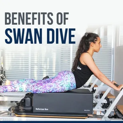 Breaking down the Swan Dive on the Reformer. This exercise is fantastic for improving spinal flexibility, strengthening the upper body, and activating the glutes and hamstrings for better posture.