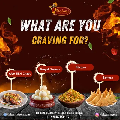 What are you craving? From Aloo Tikki Chaat and Bengali Sweets to Mixture and Samosas, I have a flavor for every mood.