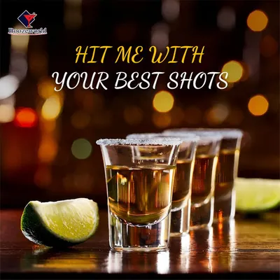 Hit me with your best shots! A lineup of perfectly prepared tequila shots with salt rims and lime wedges, ready to kick off an unforgettable night.