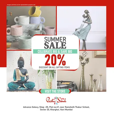 We believe every occasion deserves a special gift. Our collection includes a variety of items like decorative statues, elegant vases, and colorful mugs, perfect for any celebration or as a thoughtful present.