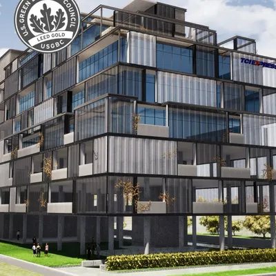 Our TCI Express World Centre project proudly displays its LEED Gold Pre-certification from the U.S. Green Building Council. This recognition validates our commitment to designing and constructing buildings that meet the highest standards of sustainability.