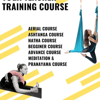 We offer a wide range of Yoga Teacher Training Courses, available both online and offline. Choose from Aerial, Ashtanga, Hatha, beginner, or advanced courses, as well as specialized training in meditation and pranayama.