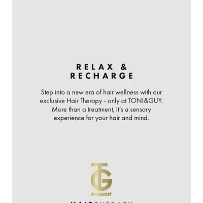 Our Hair Therapy service is about more than just a treatment. It's a sensory experience designed to help you relax and recharge, using premium products to deliver exceptional results for your hair and mind.