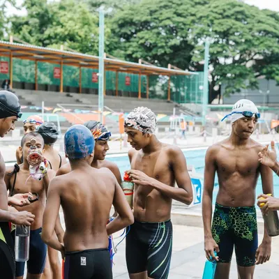 Training at our centre is about more than just swimming. It's about building confidence, enhancing social skills, and learning teamwork in a supportive group environment.