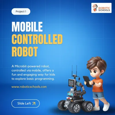 One of the first projects many kids build is a mobile-controlled robot. Using a Micro:bit, they learn basic programming to control their creation right from a smartphone.