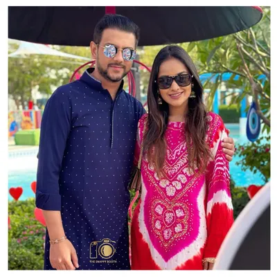 Capturing smiles at a sunny poolside mehendi in Qatar. We were honored to be part of this three-day wedding extravaganza.