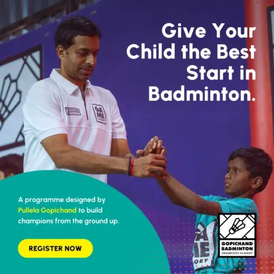 Give your child the ultimate head start in badminton. Our program, designed by Pullela Gopichand, focuses on building strong fundamentals and a love for the game right from the beginning.