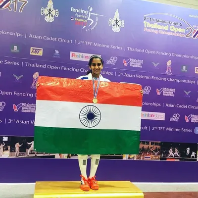A moment of immense pride as our fencer Aditri Vikrant Patil secures a gold medal at the Thailand Open Fencing Championships. Our training prepares athletes for the pressures of international competition.