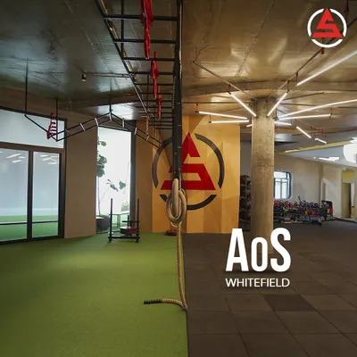 Welcome to AoS Whitefield. This is our space, designed to be energizing and inspiring. With areas for strength, conditioning, and functional movement, it has everything you need to crush your goals.