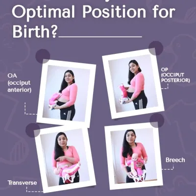 Is your baby in the optimal position for birth? I use these models to demonstrate different fetal positions like OA, OP, Breech, and Transverse.