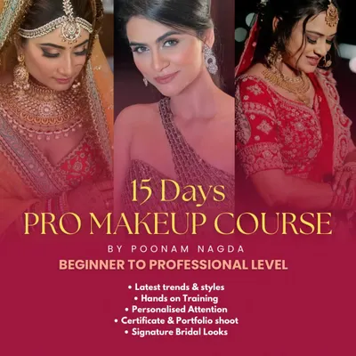 This poster has all the details for my upcoming 15-Day Pro Makeup Course. It’s an intensive program focused on hands-on training, learning my signature bridal looks, and building a professional portfolio.