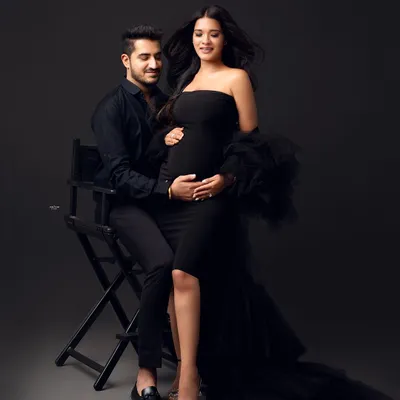 A beautiful couple's portrait captured during one of my maternity workshops. You'll get hands-on experience directing couples to achieve natural and loving poses.