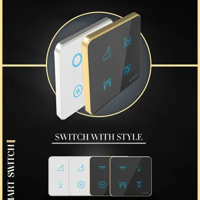 This is my LuxeRay Zigbee Glass Touch Panel, designed for style and stability. It features a toughened glass surface and CNC-cut metal bezels, offering a premium feel and reliable control over your lighting and scenes.