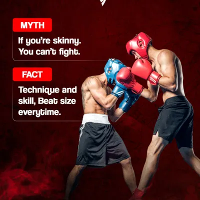 A common myth is that you have to be big and strong to fight. The fact is, proper technique and skill will beat brute size every single time. We teach you how to fight smart.