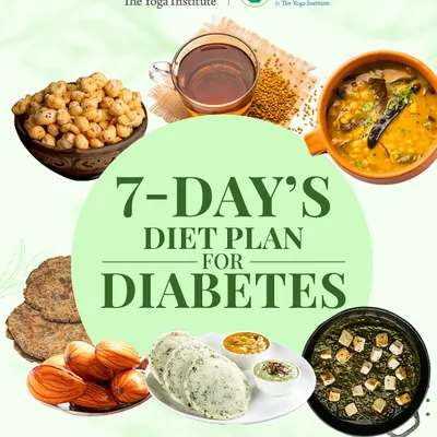 This 7-day Sattvik diet plan is designed specifically for managing diabetes. It focuses on whole grains, high-fiber millets, and plant-based proteins to help stabilize blood sugar levels naturally and effectively.