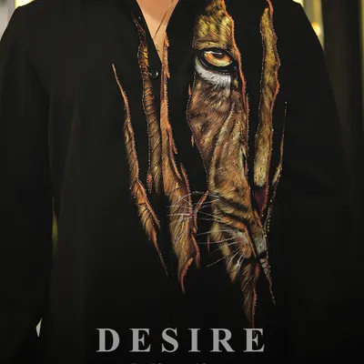 Unleash your inner king. This custom shirt features a hyper-realistic tiger print, hand-painted and detailed to look like it's tearing through the fabric. It's crafted from a premium, summer-friendly material for a bold and breathable look.