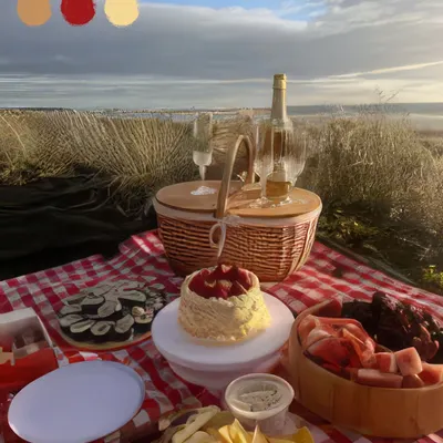 I am always inspired by moments where life feels like a painting. This seaside picnic captures a feeling of effortless joy that I channeled into designing a 'Seascape Co-Ord Set'. It’s a reflection of the light, breezy, and timeless style I love.
