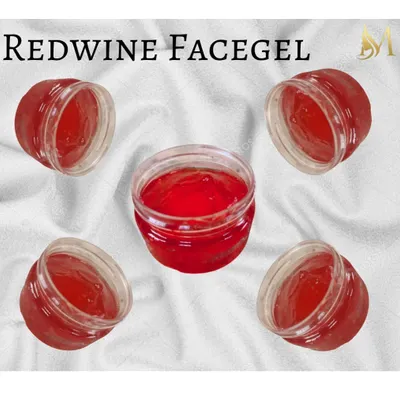 My Redwine Face Gel has such a beautiful, rich texture. It's a multi-purpose product that you can use as a daily massage gel, an overnight sleeping mask, or even as a primer to get that soft, glowing base.