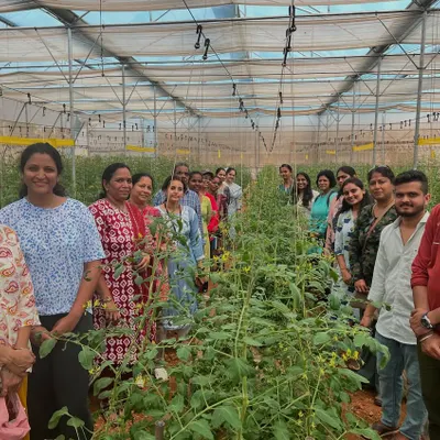 A group of incredible women who attended our training on modern horticulture. Their drive to learn about hydroponics and sustainable farming inspires us daily.