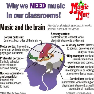 This infographic explains the incredible benefits of music and dance on brain development. We believe arts education is essential for cognitive function, emotional expression, and overall well-being.