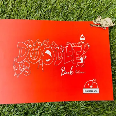 It's here. My very own Doodle Book, Volume 1. This book is packed with creative activities and is perfect for keeping little hands busy and imaginations running wild.