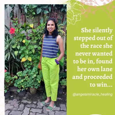 This post reflects my own journey. I stepped out of a race I never wanted to be in to find a more fulfilling path as a healer. It is a reminder that true success comes from following your soul's calling.