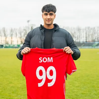 From BYFL to Europe! We are incredibly proud of our former player, Som Kumar, holding his new jersey after signing with NK Radomlje in Slovenia. This is the dream we help our players chase.