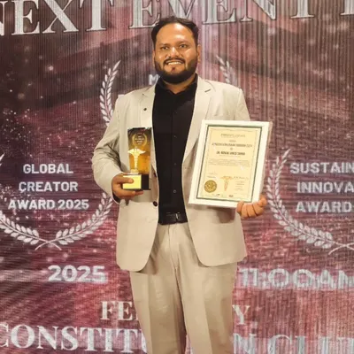 Receiving the Arogya Vibhushan Samman was a proud moment. This recognition fuels my passion for spreading the benefits of Ayurveda and validates the hard work of my entire team.