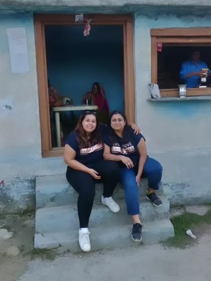 Our founders taking a break during a trip. This photo shows the strong bond of friendship that is the secret ingredient to our success.