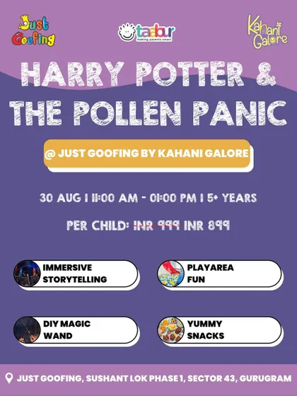 Calling all young wizards! An immersive storytelling event based on "Harry Potter & The Pollen Panic," complete with DIY magic wands and playtime.