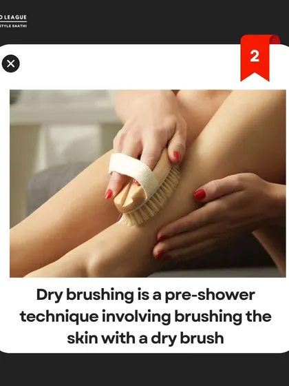 Dry brushing before a shower is a wonderful technique for exfoliating the body and stimulating circulation. It leaves your skin feeling incredibly soft and invigorated.