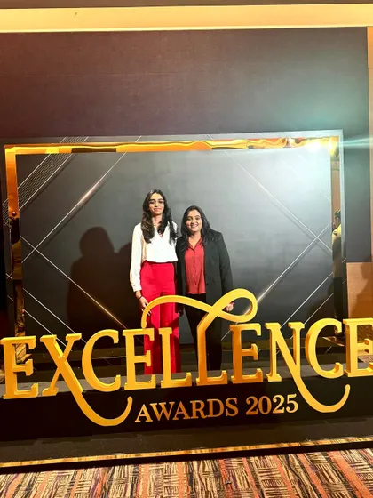 Celebrating our success with my team. Receiving the Excellence Award motivates us to continue our mission of shaping bright futures and nurturing the next generation of leaders and thinkers.