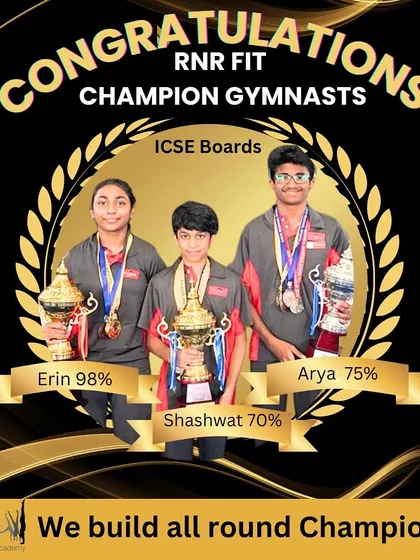 We build all-around champions. Our gymnasts excel not just on the floor but also in academics, showcasing the discipline and focus learned through the sport.