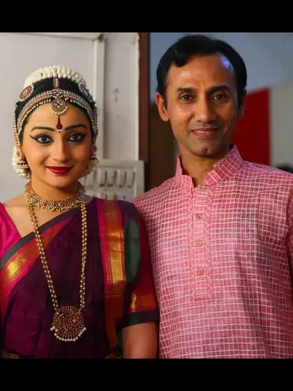 I am forever blessed to be the disciple of my Guru, Sri P. Praveen Kumar. His guidance shapes every aspect of my dance, from the choreography and aesthetics to the very spirit of my performance.
