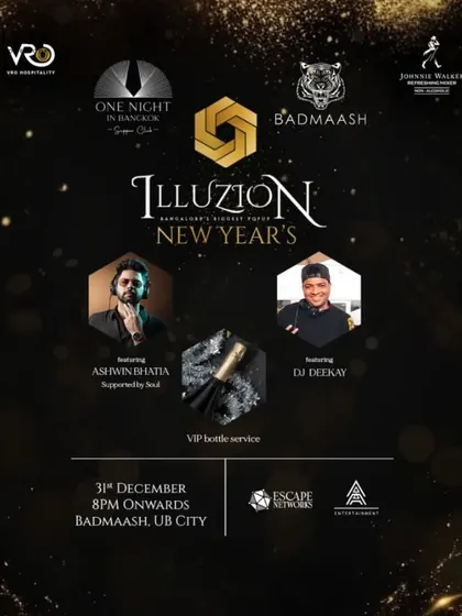 Closing out the season with a premium, classy, and full-power New Year's Eve event at Badmaash, UB City. It was an honor to be featured for this massive celebration.
