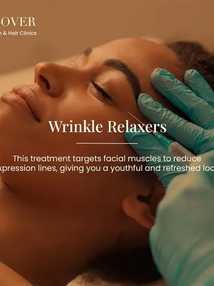 Precision is key when it comes to wrinkle relaxers. Here, you can see the careful technique we use to target specific facial muscles, reducing expression lines for a refreshed look.