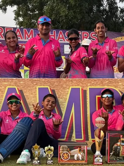 Champions on the road! The team poses after a hard-fought 5-3 series win in Vijayawada. These tours test our adaptability and strengthen our resolve, and we always come out on top.