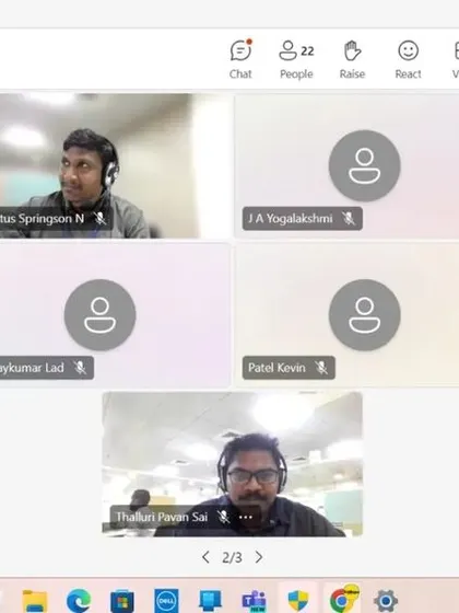 More faces from our online French class with Larsen & Toubro. Our virtual sessions are designed to be just as interactive and engaging as our in-person training.