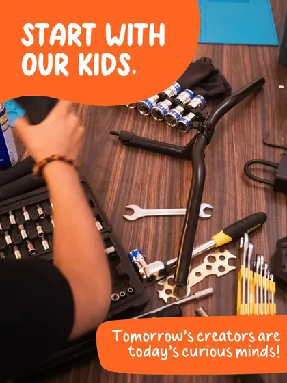 Tomorrow's creators are today's curious minds. We need to start with our kids, giving them the tools and encouragement to explore their ideas.