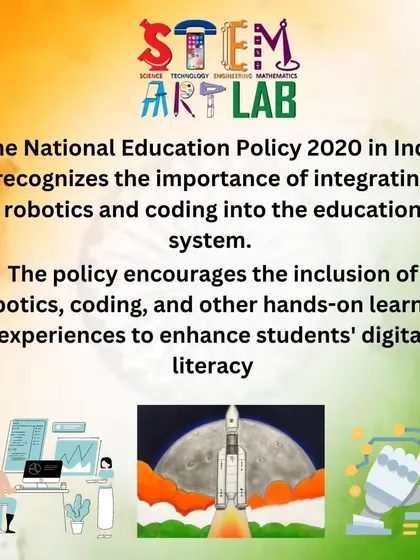 The National Education Policy 2020 recognizes the importance of integrating robotics and coding into the education system. My hands-on learning experiences are designed to do exactly that, enhancing students' digital literacy.