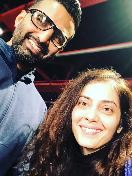 A happy selfie with a client. The personal connection and trust between a trainer and a client is the foundation for achieving amazing results.
