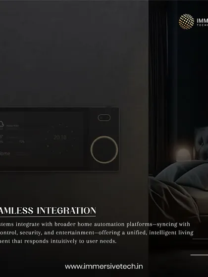 We ensure seamless integration of all your home's systems. This control panel unifies climate, security, and entertainment, providing an intuitive living environment that responds to your needs.
