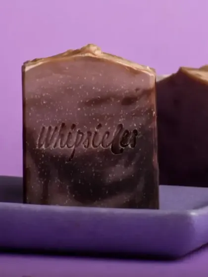 Our Lavender Amethyst soap is a gorgeous blend of lavender and vanilla. It's crafted with coconut oil, olive oil, and kokum butter for a creamy, conditioning lather.