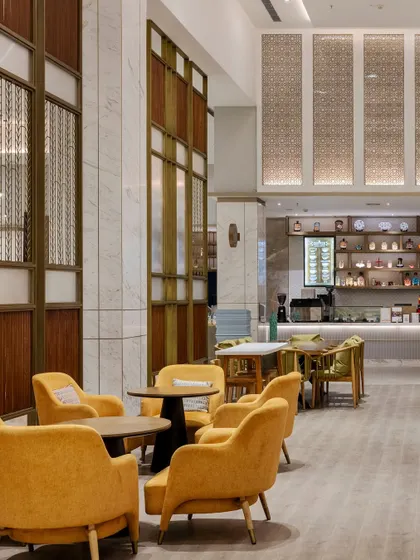 Additional media from the Holiday Inn, Lucknow project. These visuals provide further insight into the design of the lounges, dining areas, guest rooms, and other public spaces, highlighting our commitment to creating a cohesive and culturally resonant hospitality experience.