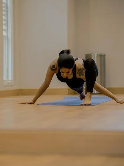 Utthan Pristhasana, or Lizard Pose, is a deep hip opener that prepares the body for more advanced postures. I always offer variations to make it accessible, no matter your flexibility.