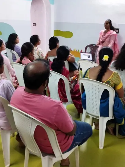 I had a wonderful time conducting a parents' interactive session at Firstcry Intellitots Preschool in Kakinada. It's always rewarding to connect with parents directly.
