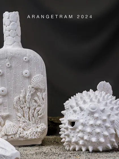 Siri, an emerging ceramic artist passionate about hand-building, presents her "Marine Marvels" collection at Arangetram. Her work is a dialogue with the natural world, using non-functional, coral-inspired sculptures to spark curiosity and promote marine conservation.